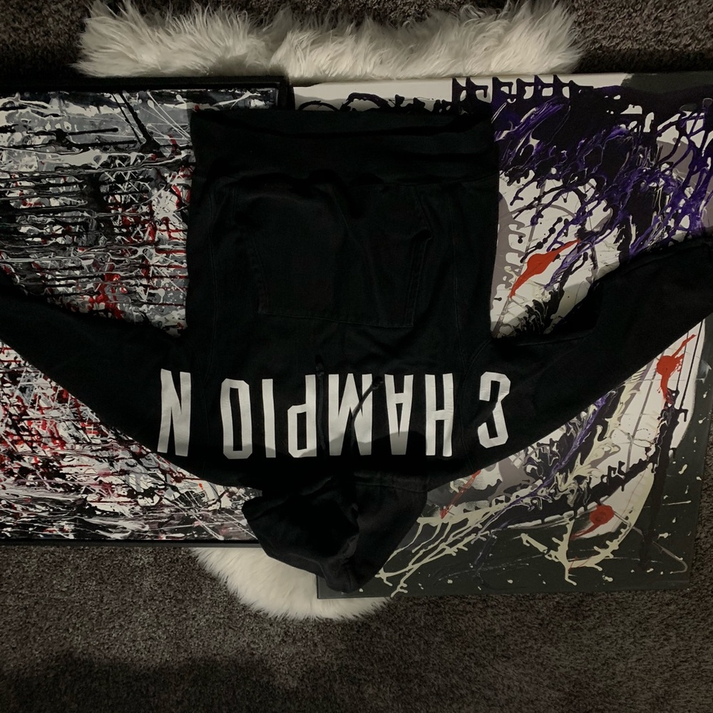 Rare champion pull over hoodie
